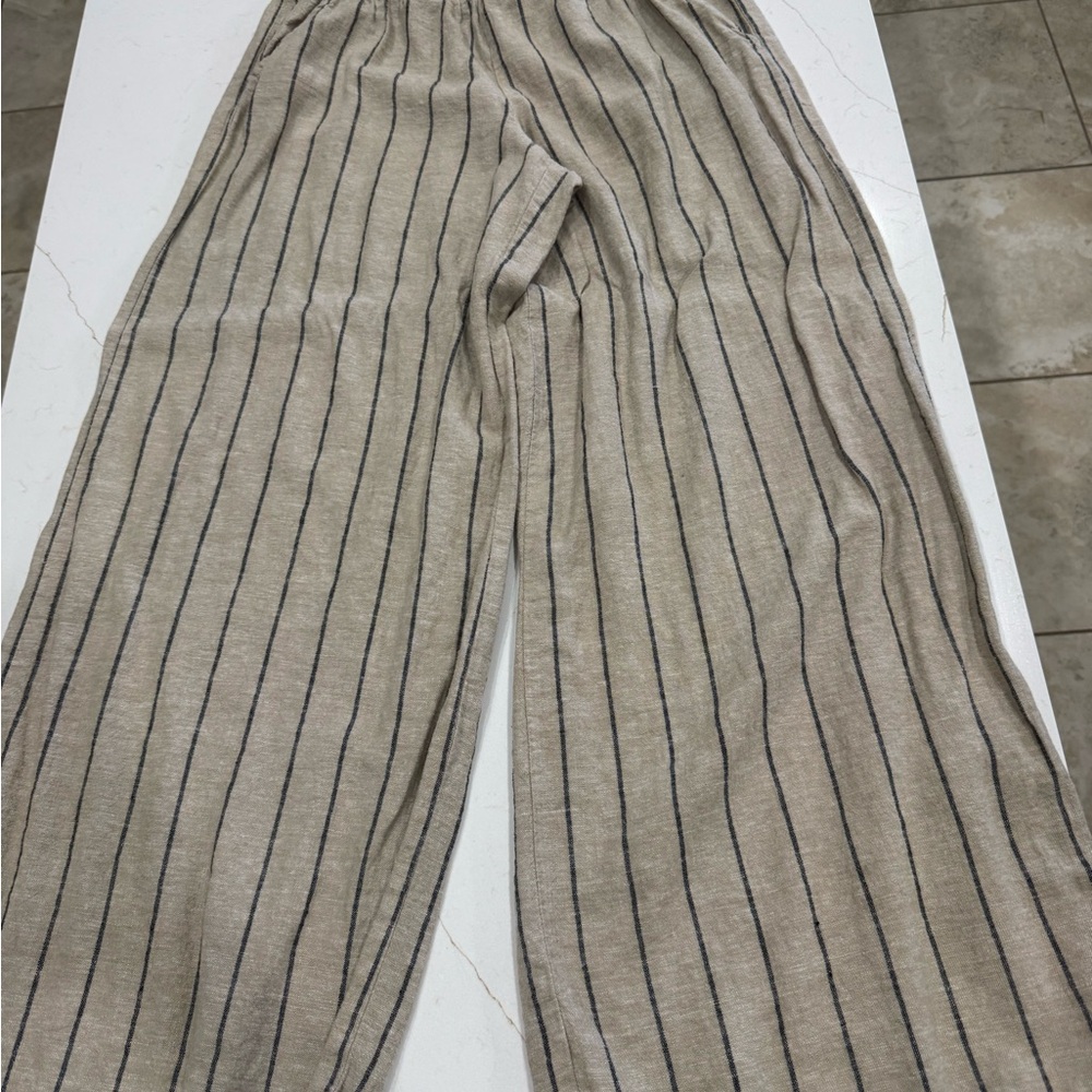 Maurices Tan Striped Trousers